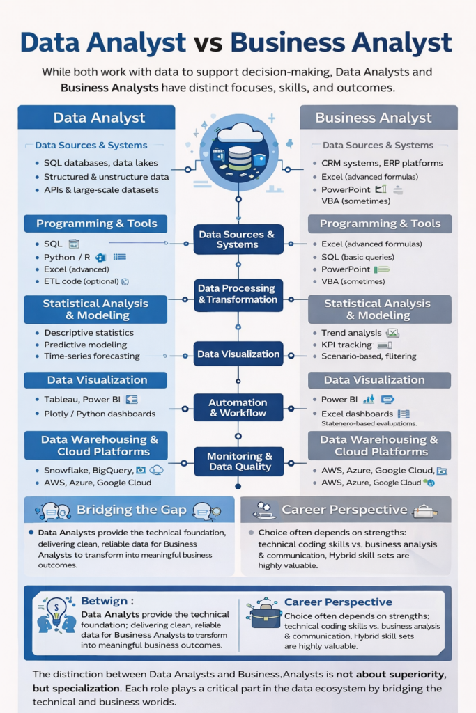 Data Analyst vs Business Analyst - The Functional BA